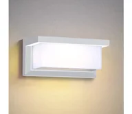 Lampy ogrodowe - Brilagi -LED Kinkiet zewnętrzny z czujnikiem BRICKY LED/12W/230V biały IP54 - miniaturka - grafika 1