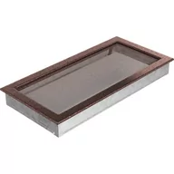 Akcesoria kominkowe - Kratki.pl KRATKA KOMINKOWA PROSTOKĄTNA MIEDZIANA 220X450 MM 22/45M - miniaturka - grafika 1