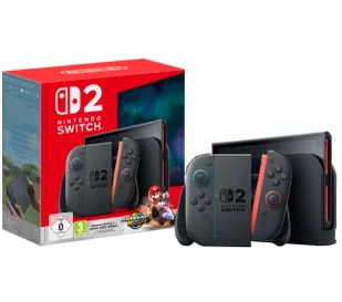 Nintendo Switch 2 Joy-Con Czarny + Mario Kart World +The Legend of Zelda: Tears of the Kingdom Nintendo Switch 2 Edition - Konsole Nintendo - miniaturka - grafika 1