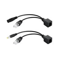 Adaptery i przejściówki - Adapter PoE zasilanie Lan po skrętce Cabletech - miniaturka - grafika 1