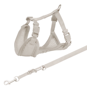 Szelki dla psów - Trixie Junior Szelki dla szczeniąt ze smyczą 2634 cm/10 mm 2.00 m liliowe - miniaturka - grafika 1