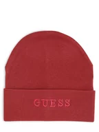Czapki damskie - GUESS - Czapka damska, czerwony - miniaturka - grafika 1