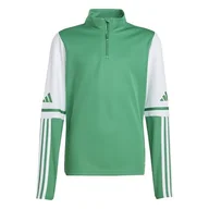 Koszulki i topy damskie - adidas Uniseks - dzieci SQUADRA25 TRAINING TOP KIDS, team green/white, 11-12 Years - miniaturka - grafika 1