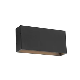 QAZQA Nowoczesna lampa ścienna antracytowa z LED IP54 - Spector - Lampy ogrodowe - miniaturka - grafika 1
