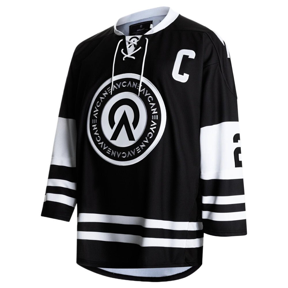Treningowa koszulka hokeja AYCANE Hockey Jersey Black Senior L
