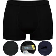 Majtki męskie - Bokserki Ercole Całoroczna czarny rozmiar S + PORADNIK ZDROWEGO ŻYCIA ERCOLE - miniaturka - grafika 1