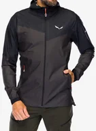Kurtki męskie - Kurtka przeciwdeszczowa Salewa Pedroc PTX 2,5L Light Jacket - onyx/black out - miniaturka - grafika 1