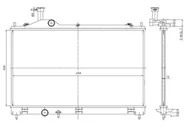 Układ chłodzenia - akcesoria - RADIATOR MITSUBISHI Outlander 2.0 13- - miniaturka - grafika 1