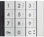 Akcesoria do domofonów i wideodomofonów - Bticino SFERA: Plakietka alfanumeryczna modułu klawiatury - Aluminium Legrand 353011 353011 - miniaturka - grafika 1