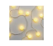 Oświetlenie świąteczne - EMOS LED Zewnętrzny łańcuch bożonarodzeniowy 40xLED/9m IP44 ciepła biel - miniaturka - grafika 1