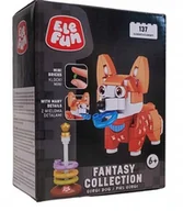 Klocki - KLOCKI ELEFUN FANTASY COLLECTION Mini klocki PIES CORGI 137 el. - miniaturka - grafika 1