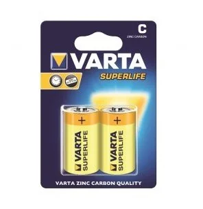 Varta BATERIE CYNKOWE R14 typC Superlife 2szt BAVA 2014 - Baterie i akcesoria - miniaturka - grafika 5