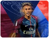 Podkładki pod mysz - PODKŁADKA POD MYSZKĘ NEYMAR Z IMIENIEM 23x19CM DO LAPTOPA - miniaturka - grafika 1