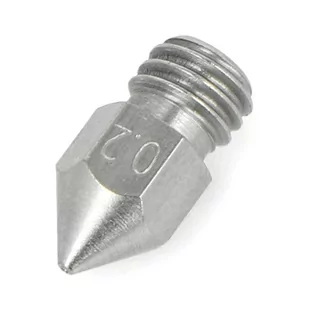 Dysza 0,2mm MK8 - filament 1,75mm - stal nierdzewna AMS-20131 - Filamenty i akcesoria do drukarek 3D - miniaturka - grafika 1