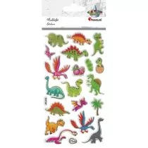 Hasta Naklejki wypukłe dinozaury - Zabawki kreatywne - miniaturka - grafika 1