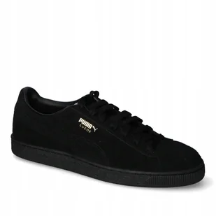 Sneakersy Puma Suede Classic XXI 374915-12 Czarne zamsz 44 - Sneakersy męskie - miniaturka - grafika 1