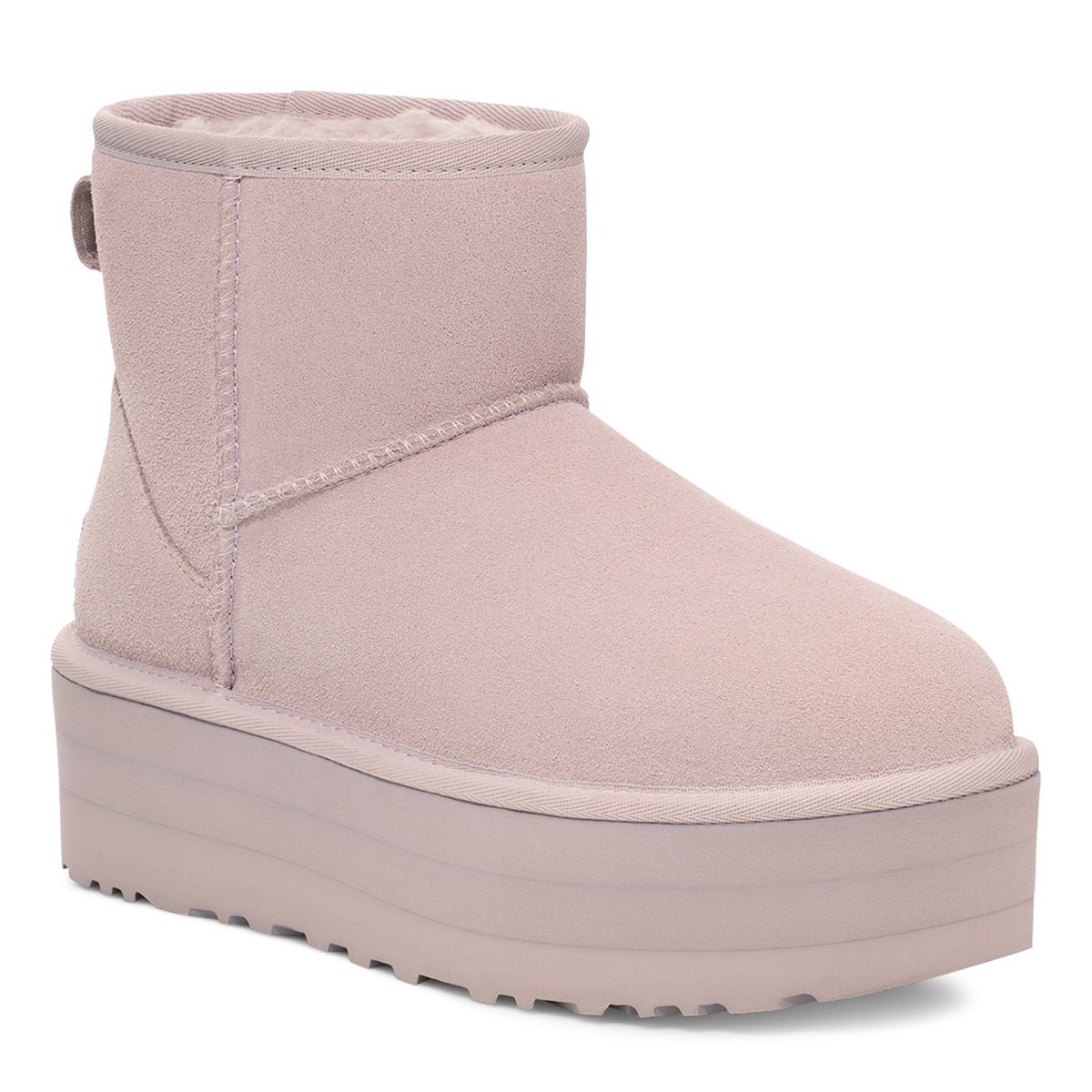 UGG Botki Damskie Classic Mini Platform Pale Smoke-40