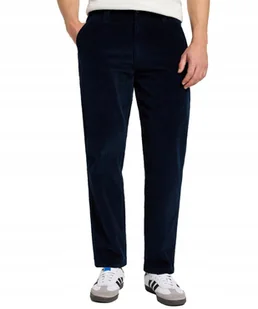 Sztruksy Lee Carpenter 112359178 Rivet Navy W 32 / L 32 - Spodnie męskie - miniaturka - grafika 1