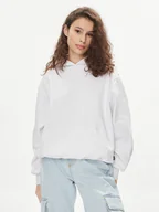 Bluzy damskie - Vans Bluza Elevated Double Knit Blousant Hoodie VN000GGE Biały Regular Fit - miniaturka - grafika 1