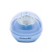 Podgrzewacze butelek i sterylizatory - Suavinex Sterylizator smoczków UV Duccio niebieski Wanderlust - miniaturka - grafika 1