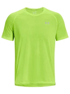 Under Armour Koszulka "Streaker" w kolorze zielonym do biegania - Koszulki sportowe męskie - miniaturka - grafika 1