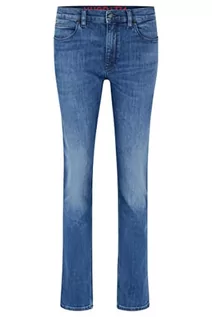 Spodenki męskie - HUGO Męskie spodnie jeansowe, niebieski, 35W / 32L - grafika 1