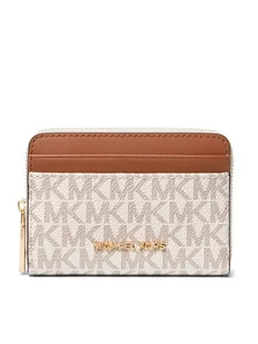 MICHAEL Michael Kors Duży Portfel Damski 32T4GJ6Z5B Beżowy - Portfele - miniaturka - grafika 1