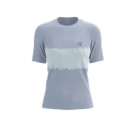 Koszulki sportowe damskie - COMPRESSPORT Koszulka biegowa damska PERFORMANCE SS T-SHIRT lavender/white - miniaturka - grafika 1