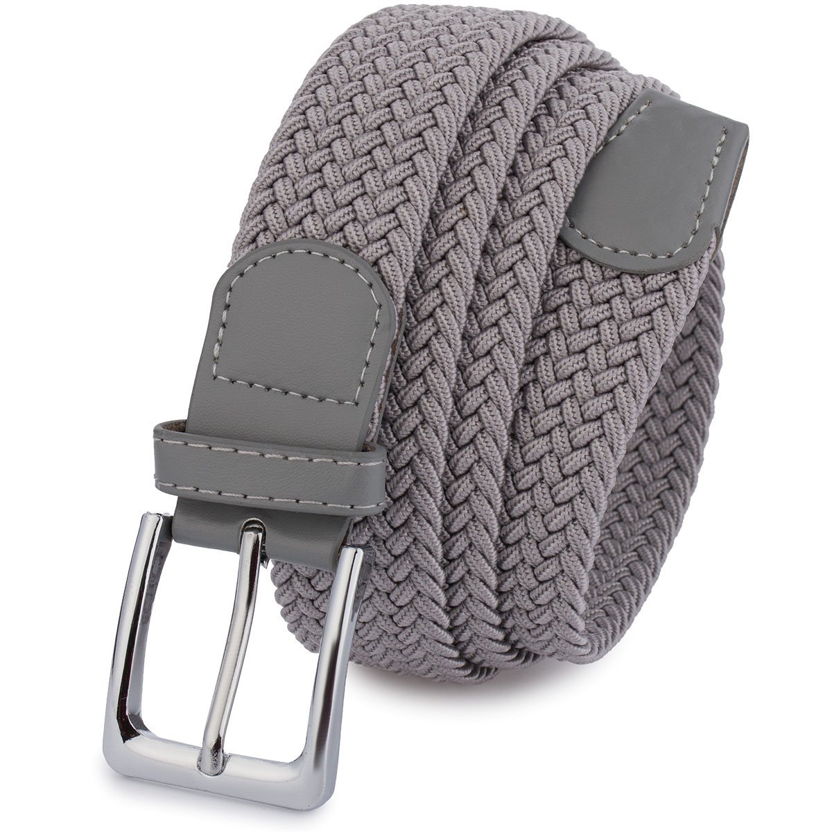Pasek Pleciony Do Spodni Elastyczny Gumowy Męski Damski J. Szary 110 cm
