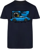 Koszulki męskie - T-SHIRT MĘSKI PORSCHE 911 GT3 AUTA PREZENT KOSZULKA GRANATOWA R-S A586 - miniaturka - grafika 1