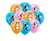 Balony i akcesoria - Balony Bluey i Bingo na Urodziny 10 szt. - miniaturka - grafika 1