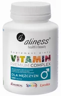 Witaminy i minerały - Aliness Premium Vitamin Complex dla mężczyzn 120 tabletek FB45-106AD - miniaturka - grafika 1