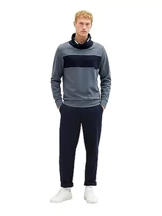 TOM TAILOR Bluza męska, 32437 - Dusty Dark Teal Spacedye, XXL - Bluzy męskie - miniaturka - grafika 1