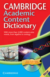 Cambridge  Academic Content Dictionary +CD - Cambridge University Press - Książki do nauki języka angielskiego - miniaturka - grafika 2