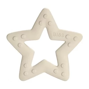 BIBS BIBS Baby Bitie STAR Ivory gryzak dla niemowlaka K969998 - Gryzaki dla dzieci - miniaturka - grafika 1