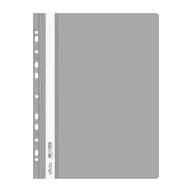 Teczki i skoroszyty - OFICIO Skoroszyt twardy zawieszany A4 siwy 10 sztuk - miniaturka - grafika 1