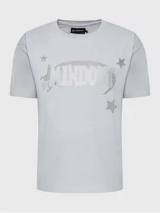 Mindout T-Shirt Unisex Starlight Szary Oversize - Koszulki i topy damskie - miniaturka - grafika 1