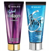 Balsamy i kremy do opalania - SOLEO COLLAGEN HYBRID 200ml BRONZER + BALSAM PO OPALANIU 150ml - miniaturka - grafika 1