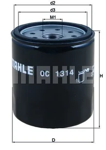 Filtr oleju Mahle OC 1314 - Filtry oleju - miniaturka - grafika 1