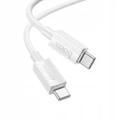 Kable USB - HOCO kabel Typ C do Typ C 3A 60W X107 1 m biały - miniaturka - grafika 1