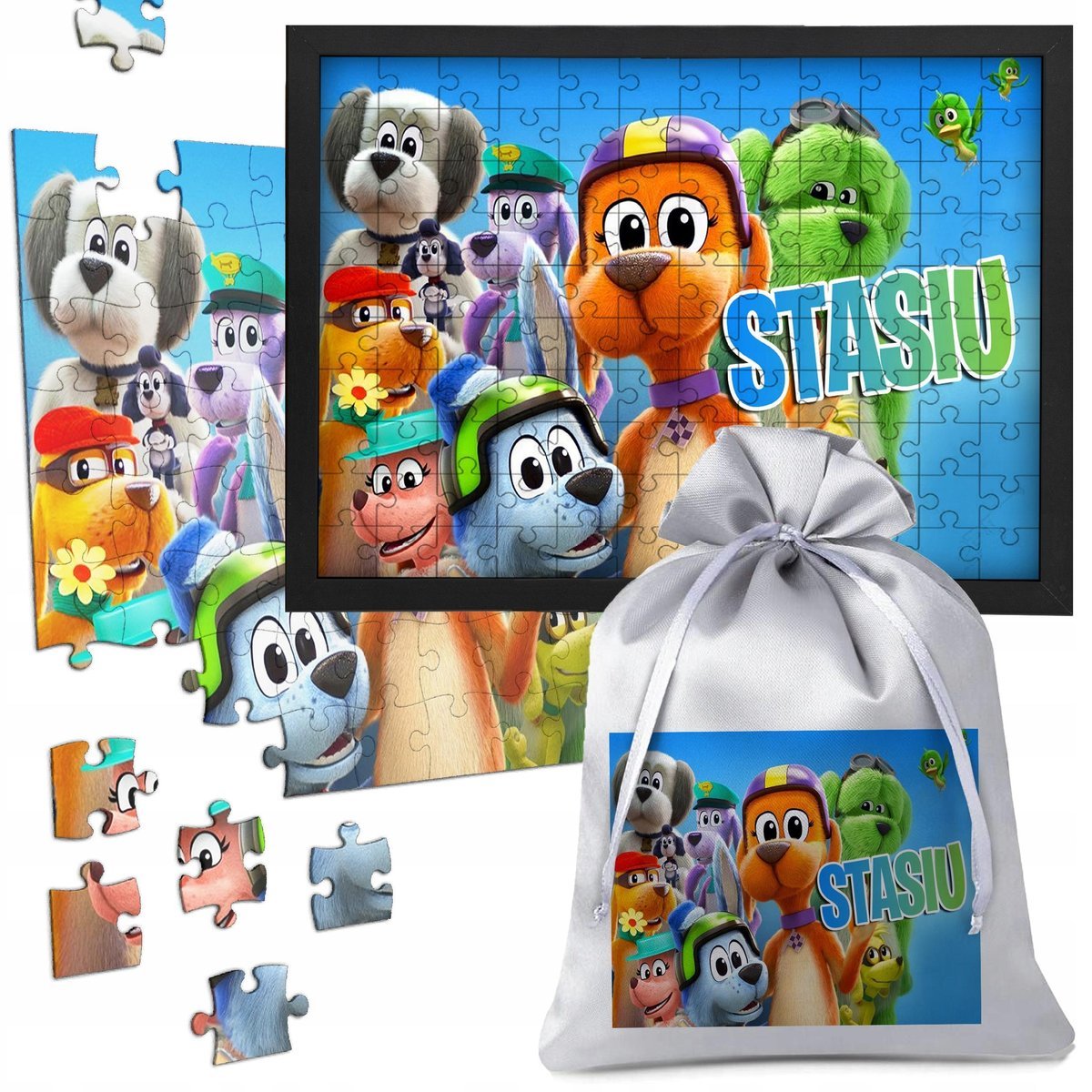 PUZZLE GAZU PIESKI GAZU 120el W RAMCE A4 PREZENT DLA DZIECKA Y5