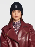 Czapki damskie - Tommy Hilfiger Czapka AW0AW14032 Granatowy - miniaturka - grafika 1