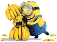 Ciasta i półprodukty do ciast - Dekoracyjny opłatek tortowy Minionki - A4 - miniaturka - grafika 1