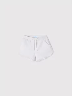 Mayoral Szorty sportowe 607 Biały Regular Fit - Spodnie i spodenki dla dziewczynek - miniaturka - grafika 1