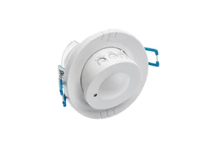 Czujnik ruchu mikrofalowy wpuszczany 360° 1200W CM-15 [z regulacją kąta, współpracuje z LED] biały IP20 GTV - Czujniki ruchu i zmierzchu - miniaturka - grafika 1