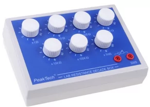 PeakTech Dekada rezystan. z przeł. obrotowymi 3265 PEAK3265 - Inne urządzenia pomiarowe PeakTech Dekada rezystan. z przeł. obrotowymi 3265 PEAK3265 - Inne urządzenia pomiarowe - miniaturka - grafika 1