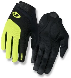 Giro Rękawiczki rowerowe Bravo Gel LF black highlight yellow r. M GR-7085660 - Rękawiczki rowerowe - miniaturka - grafika 1