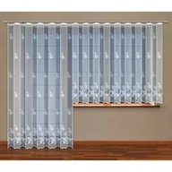 Firany - Firanka żakardowa odpasowana z wszytą taśmą marszczącą 160 x 300 cm - miniaturka - grafika 1