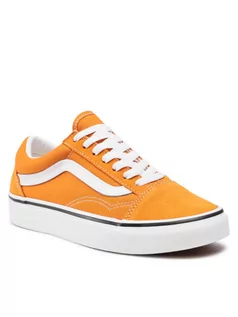 Trampki damskie - Vans Tenisówki Old Skool VN0A5KRF8ED1 Pomarańczowy - grafika 1