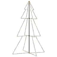 Oświetlenie świąteczne - vidaXL vidaXL Ozdoba świąteczna w kształcie choinki, 240 LED, 118x180 cm - miniaturka - grafika 1
